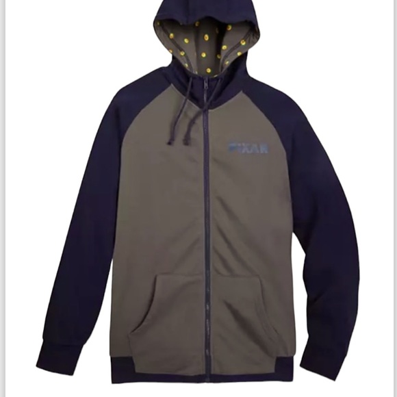 DISNEY PIXAR HOODIE BLUE & GREY WORLD OF PIXAR XXL. NEVER WORN NWOT - Picture 3 of 14